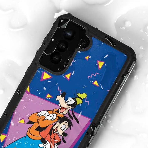 Disney Goofy and Max Galaxy S24 Plus Waterproof Case